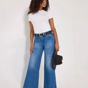 Wrangler Women's Blue Wide Leg Jeans